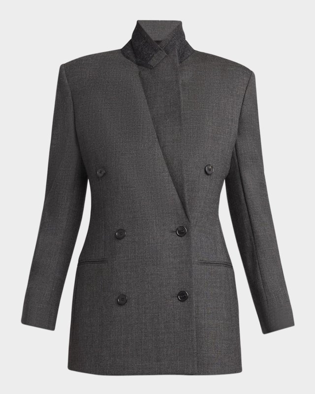 Franny Double-Breasted Wool Jacket